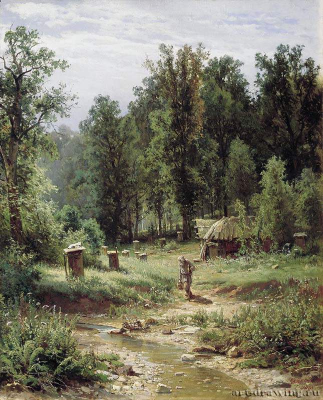 Пасека в лесу. 1876 - 80 х 64