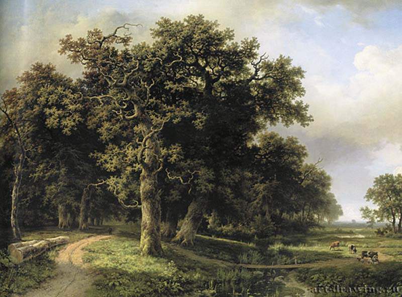 Пейзаж с ручьём. 1863