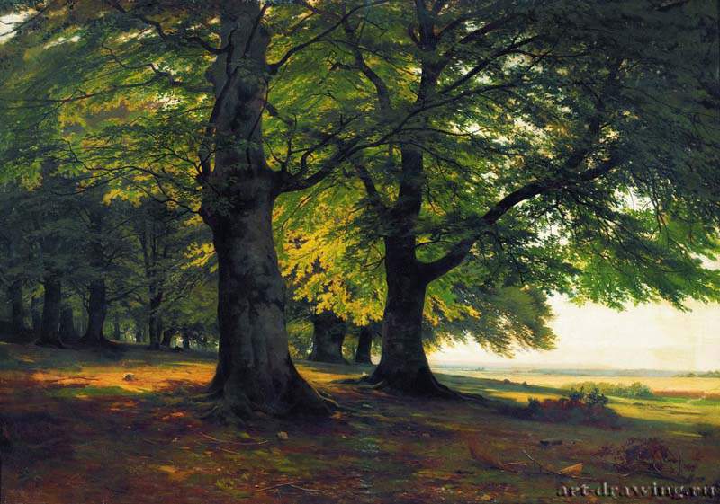 Тевтобургский лес. 1865 - 67 х 95