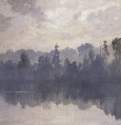 Крестовский остров в тумане. 1880-1890-е - 27,2 х 36,2