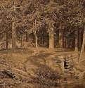 Опушка леса. Еловый лес. 1890 - 44,3 - 64,7