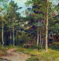 Осенний пейзаж. Дорожка в лесу. 1894 - 44.2 х 68