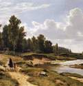 Речка Лиговка в деревне Константиновка близ Петербурга. 1869 - 102,5 х 160.5
