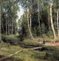 Ручей в берёзовом лесу. 1883 - 105 х 153