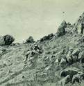 Скалы на берегу моря. Гурзуф.  1879 - 28,8 х 45.8