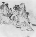 Сосны на отвесных скалах. 1879 - 26,4 х 32,3