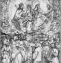 Коронование Марии. 1510 - 314 x 270 мм. Перо, акварель, на бумаге. Лондон. Британский музей, Отдел гравюры и рисунка. Германия.