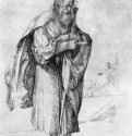 Святой Петр. 1523 - Перо на бумаге. Виндзорский замок. Королевская библиотека. Германия.