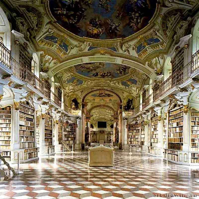 Университетская библиотека. Конец 1740-1760 - Адмонт. Австрия.
