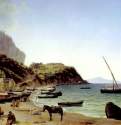 Большая гавань на острове Капри. 1828 - 60 х 85 смХолст, маслоРомантизмРоссияМосква. Государственная Третьяковская галерея