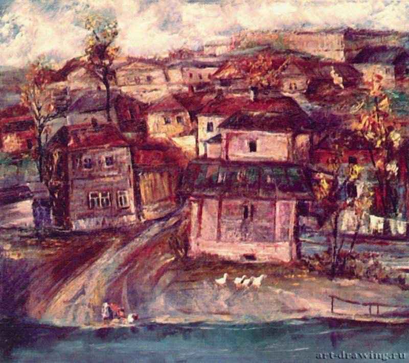 Старый Воронеж. 1933 - 70 х 80 смХолст, маслоРоссияМосква 