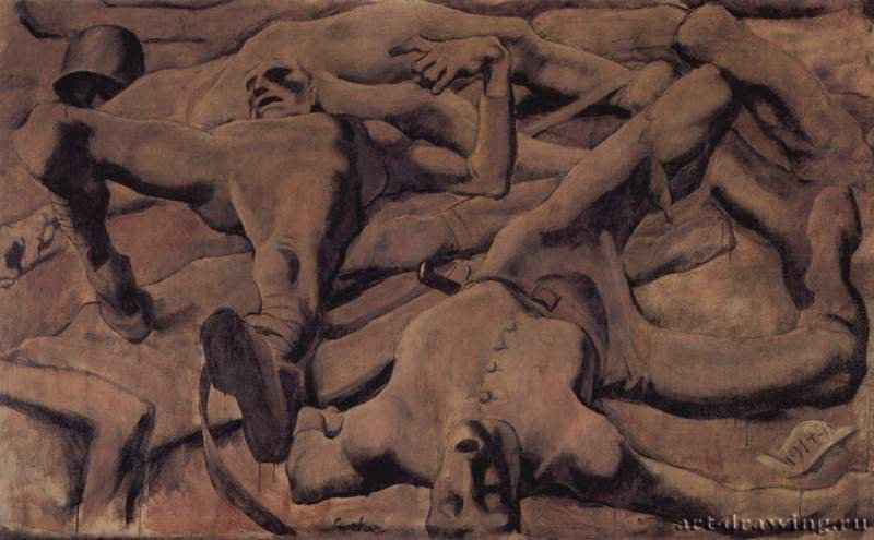 Финал. 1918 - 140 x 228 смХолст, маслоРеализм, символизмАвстрияВена. Собрание Леопольд