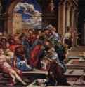 Изгнание торгующих из храма. 1570 * - 65 x 83 смХолст, маслоМаньеризмИспанияВашингтон. Национальная картинная галерея