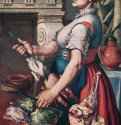 Кухарка. 1559 - 127 x 82 смДеревоМаньеризмНидерланды (Голландия)Брюссель. Королевский музей изящных искусств