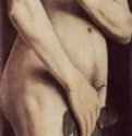 Гентский алтарь, алтарь (Мистического) Божьего Агнца, левая створка, наверху сбоку: Адам. 1426-1432 - Дерево, маслоНидерланды (Фландрия)