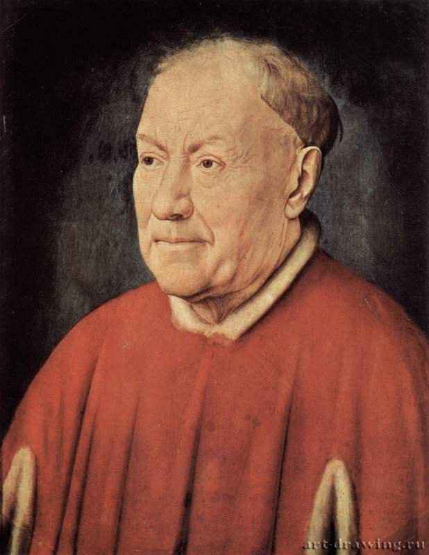 Портрет кардинала Николая Альбергати. 1431-1432 - 34 x 27,5 смДерево, маслоВозрождениеНидерланды (Фландрия)Вена. Художественно-исторический музей