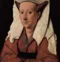 Портрет жены художника, Маргариты ван Эйк. 1439 - 32,5 x 26 смДерево, маслоВозрождениеНидерланды (Фландрия)Брюгге. Муниципальная художественная галерея