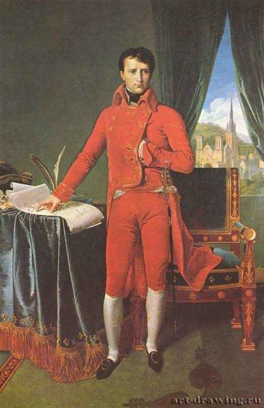 Наполеон - первый консул. 1803-1804 - 226 x 144 смХолст, маслоНеоклассицизмФранцияЛьеж. Музей современного искусства