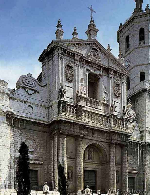 Эррера, Хуан де: Собор в Вальядолиде. Фасад.