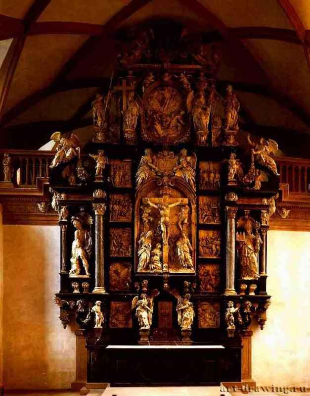 Алтарь Страстей. 1610 - Мрамор, алебастр. Ашаффенбург. Дворцовая церковь. Германия.