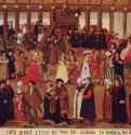 Танцы аугсбургских патрициев. 1500 * (художник) - 95,5 x 119 смХолст, маслоВозрождениеГерманияАугсбург. Государственная галерея, городское художественное собрание