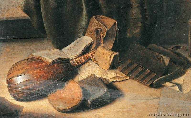 Ученый в кабинете ("Melancholia secunda"). Фрагмент. 1630 * - Дерево (дуб), маслоБароккоНидерланды (Голландия)Серпухов. Историко-художественный музей