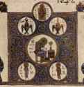 Св. Матфей - 11 векПергаментВизантийское искусствоВизантияПариж. Национальная библиотекаКнижная миниатюра