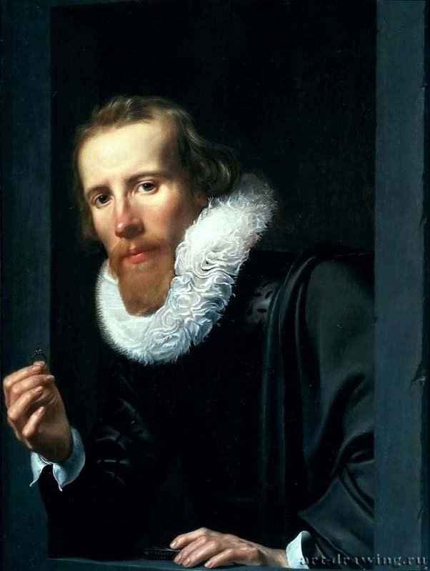Портрет мужчины с кольцом и печатью. 1617 - Масло, дерево 65 x 49,5 Риксмузеум Амстердам