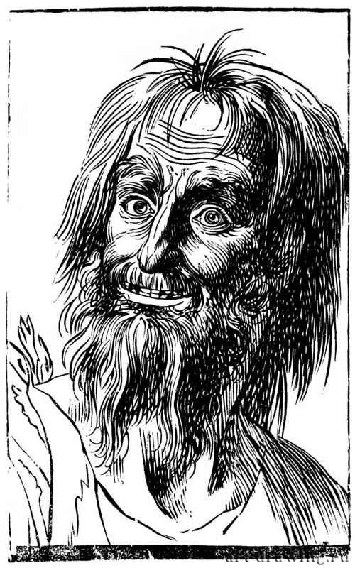 Харон. 1620 - Ксилография кьяроскуро, очерковая доска Музей Бойманс ван Бейнинген Роттердам