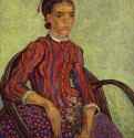 La Mousme (Японочка), 1888 - 74 x 60 см. Холст, масло. Постимпрессионизм. Нидерланды и Франция. Вашингтон. Национальная картинная галерея.