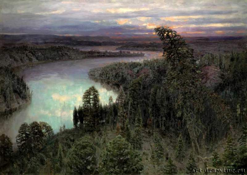 Северный край, 1899 г. - Холст, масло; 178 х 250 см. Россия.