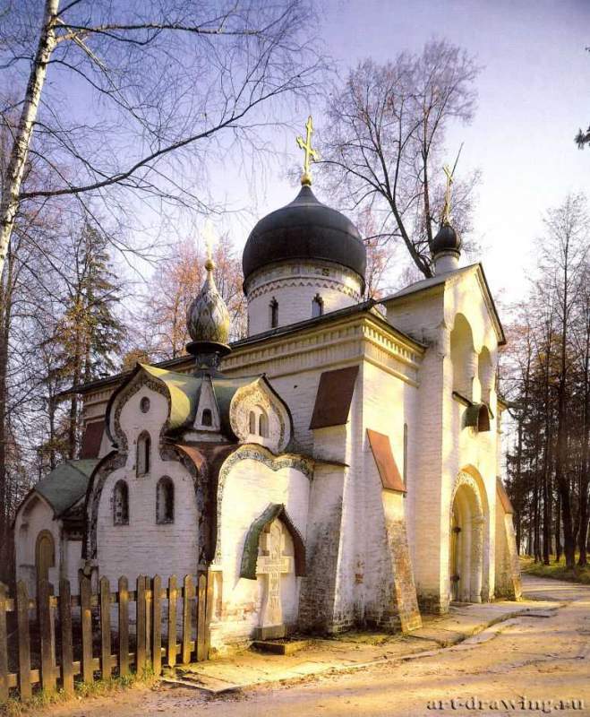 Церковь в Абрамцеве, 1881-1882 г. - Васнецов, Виктор Михайлович — Поленов Василий Дмитриевич