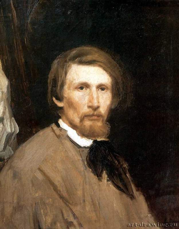 В. М. Васнецов: Автопортрет -  1873 г.
