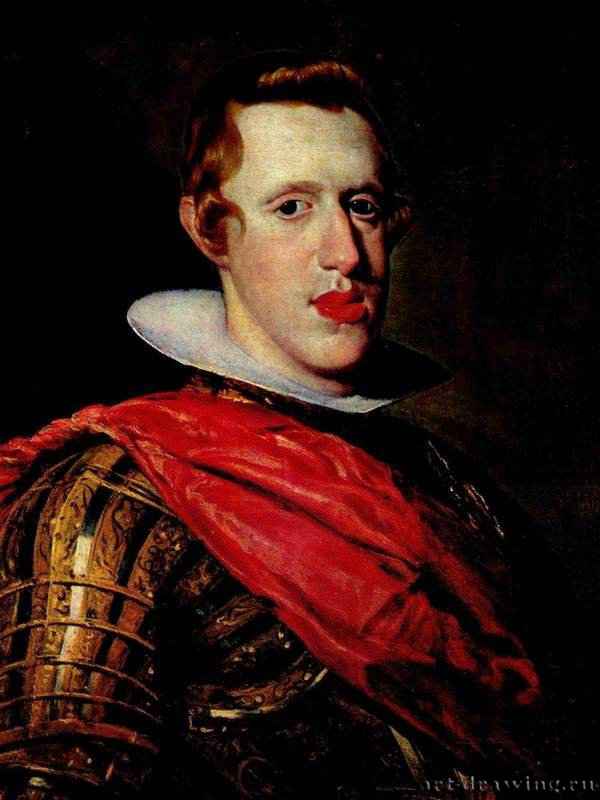 Портрет Филиппа IV в доспехах. Фрагмент - 1628 *57 x 44 смХолст, маслоБароккоИспанияМадрид. Прадо