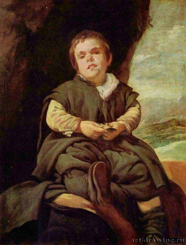 Портрет придворного карлика Франсиско Лескано по прозвищу "Дитя из Вальескаса" - 1643-1645107,5 x 83,5 смХолст, маслоБароккоИспанияМадрид. Прадо