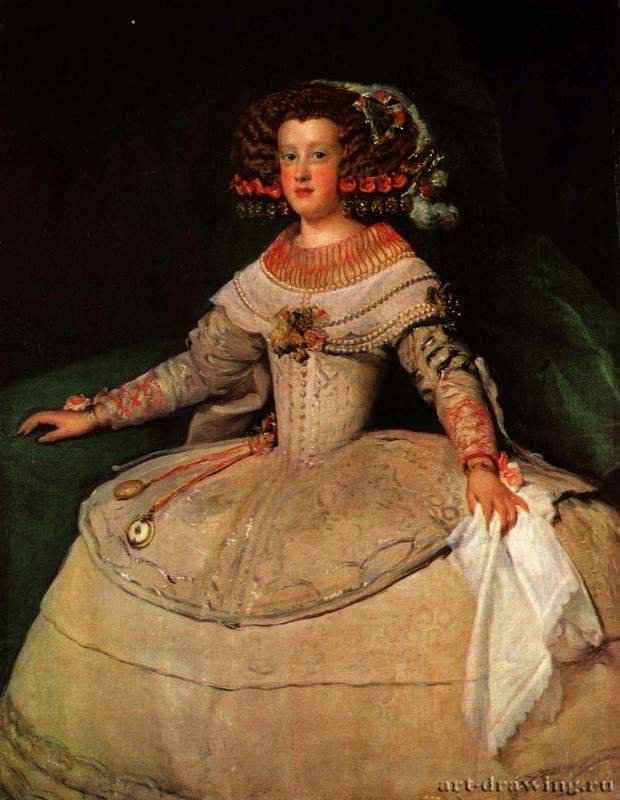 Портрет инфанты Марии Терезии в 14-летнем возрасте - 1652-1653127 x 99 смХолст, маслоБароккоИспанияВена. Художественно-исторический музей