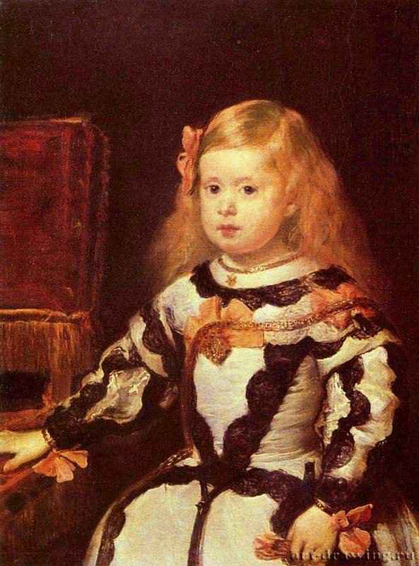 Портрет инфанты Маргариты, дочери Филиппа IV - 165570 x 59 смХолст, маслоБароккоИспанияПариж. Лувр