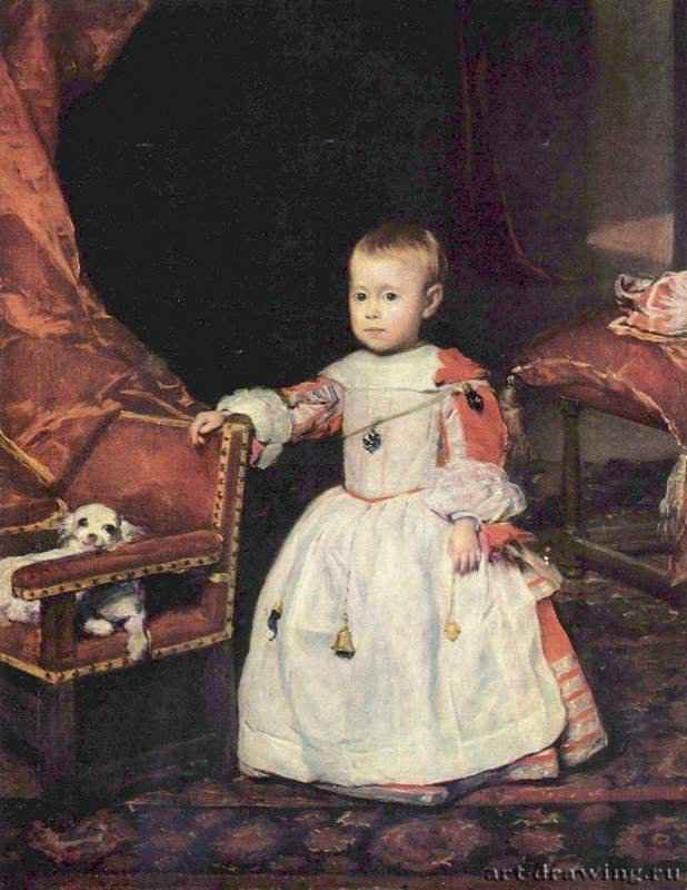 Портрет инфанта Филиппа Проспера - 1659129 x 99 смХолст, маслоБароккоИспанияВена. Художественно-исторический музей