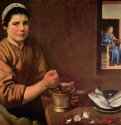 Христос в доме Марии и Марфы - 161860 x 103,5 смХолст, маслоБароккоИспанияЛондон. Национальная галерея