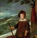 Портрет принца Балтазара Карлоса в охотничьей одежде - 1635-1636191 x 103 смХолст, маслоБароккоИспанияМадрид. Прадо