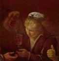 Крестьянский завтрак. Фрагмент - 1618-1619 *Холст, маслоБароккоИспанияБудапешт. Венгерский музей изобразительных искусств