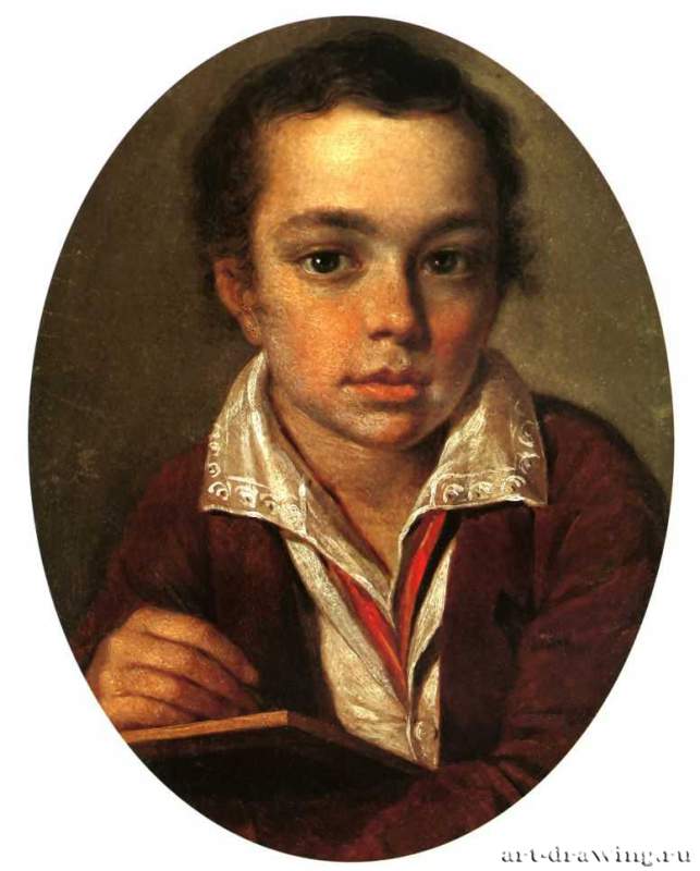 Портрет А. Путятина, 1815 г. - Картон, масло; 17 х 13,5 см. Национальный художественный музей Республики Беларусь. Минск. Россия.