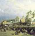 Рынок в Нижнем Новгороде - 187290 х 140,2 смХолст, маслоРеализмРоссияМосква. Государственная Третьяковская галерея
