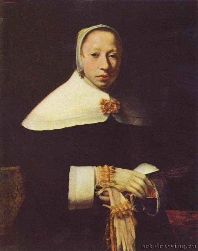 Женский портрет - 1655-166082 x 65 смХолст, маслоБароккоНидерланды (Голландия)Будапешт. Венгерский музей изобразительных искусств