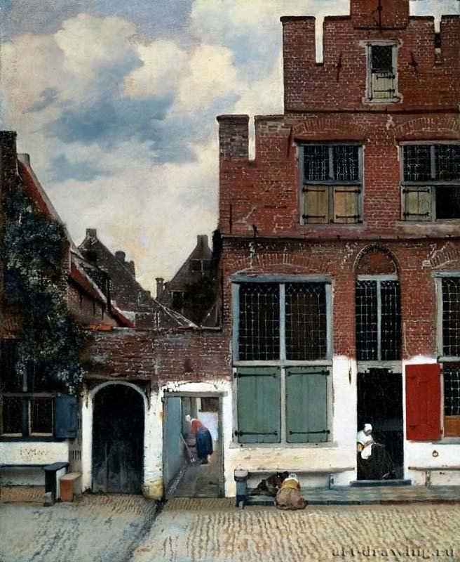 Улица в Делфте (Малая улица) - 1659-1660 *54,3 x 44 смХолст, маслоБароккоНидерланды (Голландия)Амстердам. Рейксмузеум