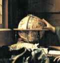 Астроном. Деталь. 1668 - Холст, масло Лувр Париж