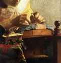 Кружевница. Деталь 1669-1670 - Холст, масло (перенесено на дерево) Лувр Париж