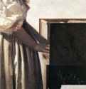 Дама у вирджинала. Деталь. 1670 - Холст, масло Национальная галерея Лондон