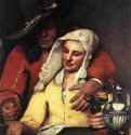 У сводни (фрагмент). 1656 - Холст, масло Картинная галерея Дрезден
