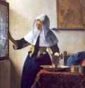 Молодая женщина с кувшином у окна - 1662-1663 *45,7 x 42 смХолст, маслоБароккоНидерланды (Голландия)Нью-Йорк. Музей Метрополитен